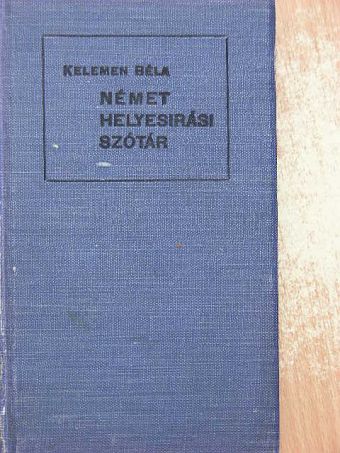 Német helyesírási szótár [antikvár]