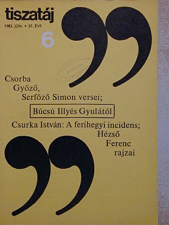 Annus József - Tiszatáj 1983. június [antikvár]