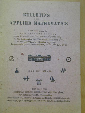 Prof. Dr. Bogoljub Stankovic - Bulletins for Applied Mathematics 110-121/82 [antikvár]