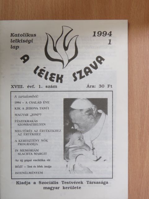 A lélek szava 1994/1. [antikvár]
