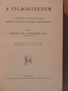 Cholnoky Jenő - A Világegyetem [antikvár]