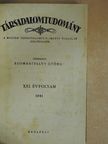 Bárczi Géza - Társadalomtudomány 1941. január-december [antikvár]