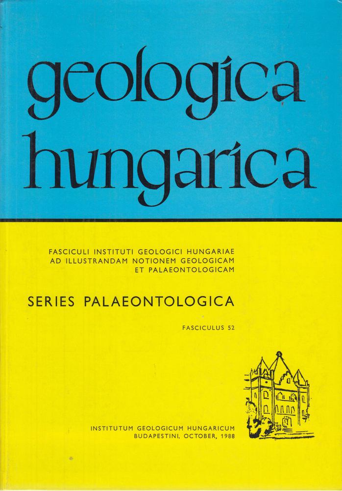 Jámborné Kness Mária - Geologica hungarica - Series Palaeontologica - Fasciculus 52 [antikvár]