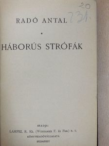 Arany János - Háborús strófák/Berzsenyi Dániel válogatott versei/A helység kalapácsa/János vitéz/Szilágyi és Hajmási/Az első lopás/Jóka ördöge/Toldi estéje [antikvár]