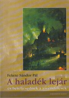 FEKETE SÁNDOR PÁL - A haladék lejár [antikvár]