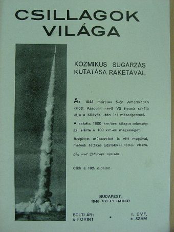 Dr. Haáz István Béla - Csillagok Világa 1948. szeptember [antikvár]