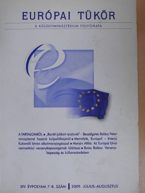 Európai Tükör 2009. július-augusztus [antikvár]