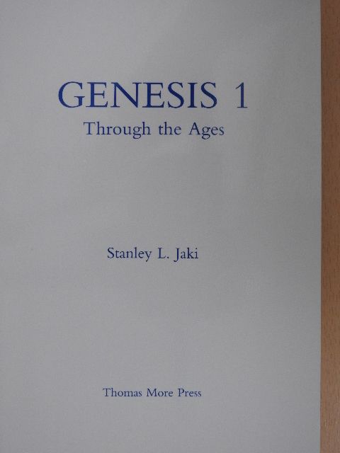 Stanley L. Jaki - Genesis 1 [antikvár]