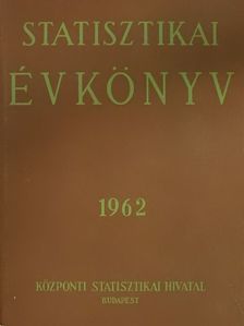 Statisztikai évkönyv 1962 [antikvár]