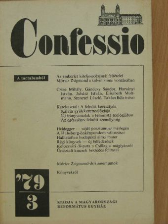 Bogárdi Szabó István - Confessio 1979/3. [antikvár]