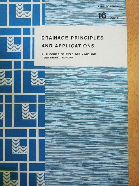 B. Verhoeven - Drainage Principles and Applications II. [antikvár]