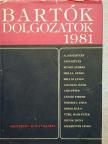 Almási István - Bartók-dolgozatok 1981 [antikvár]