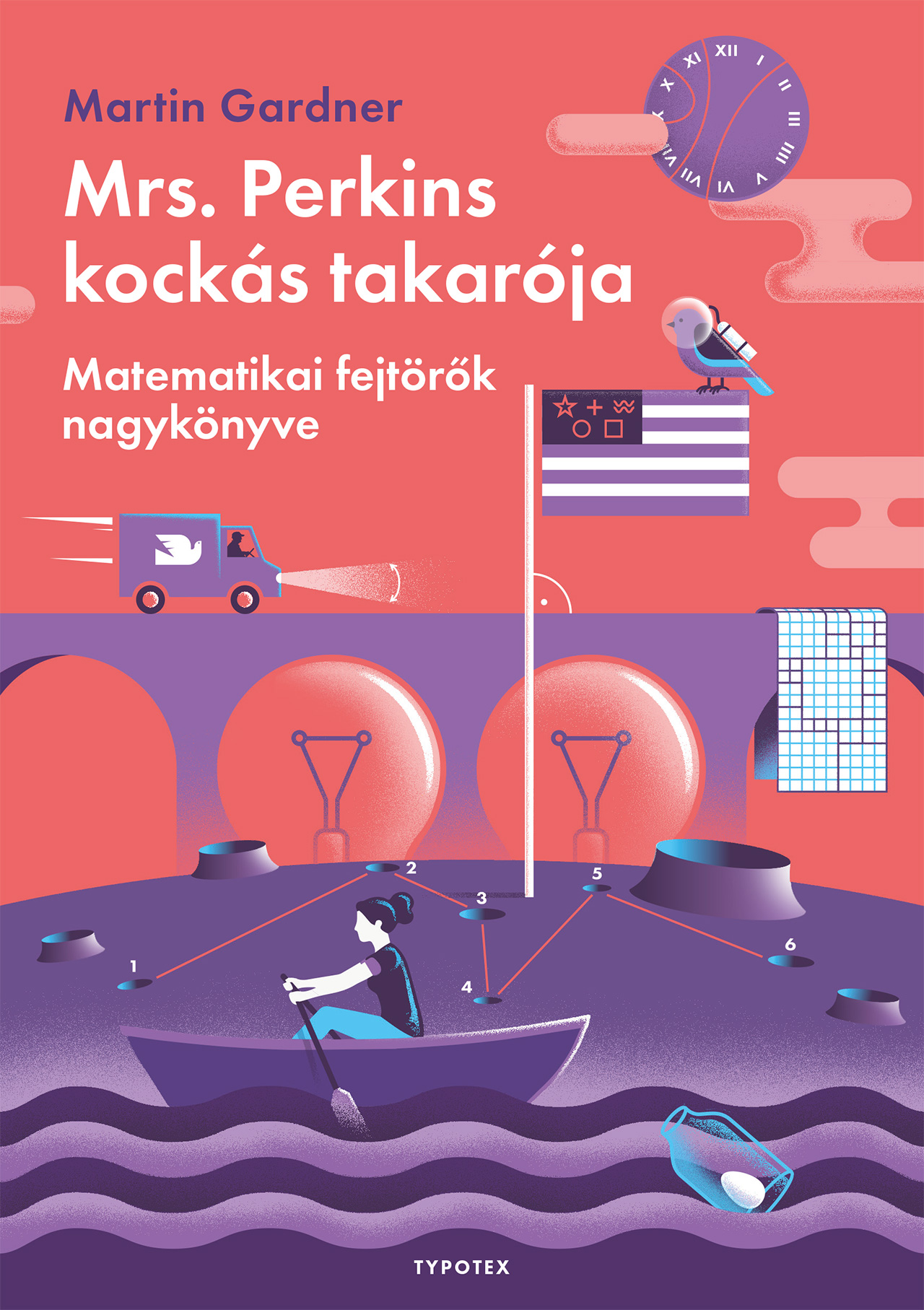Martin Gardner - Mrs. Perkins kockás takarója - Matematikai fejtörők nagykönyve