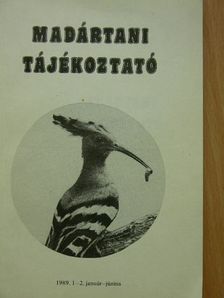 Madártani tájékoztató 1989. január-június [antikvár]