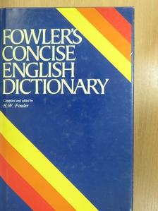 Fowler's Concise English Dictionary [antikvár]