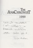 Péter Ágnes - The Anachronist 1999 (dedikált) [antikvár]