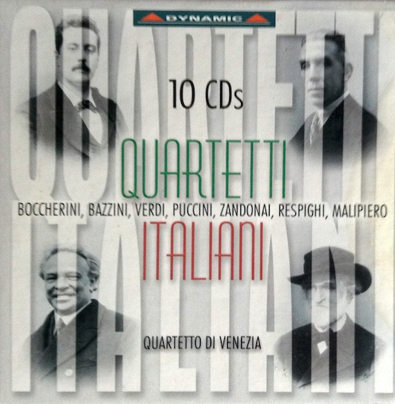 BOCCHERINI, BAZZINI, VERDI, PUCCINI, ZANDONA - QUARTETTI ITALIANI 10CD