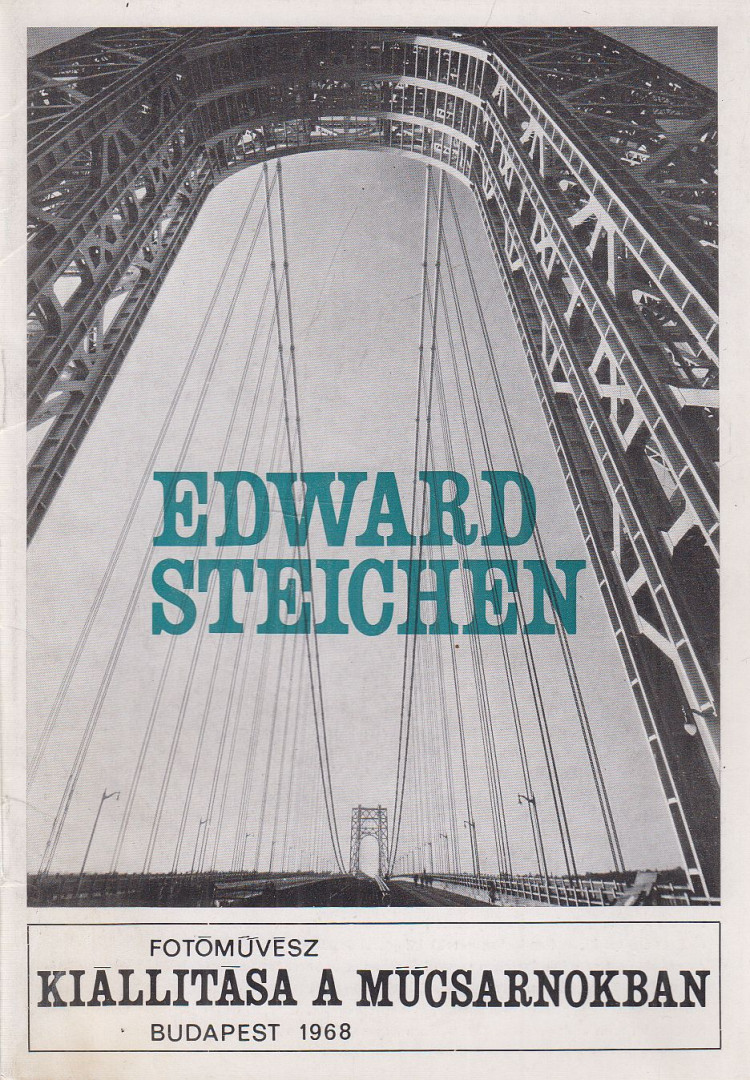 URY ENDRÉNÉ - Edward Steichen fotóművész kiállítása a Műcsarnokban Budapest 1968 [antikvár]