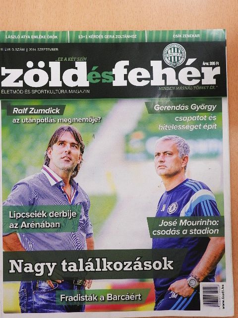 Zöld és fehér 2014. szeptember [antikvár]