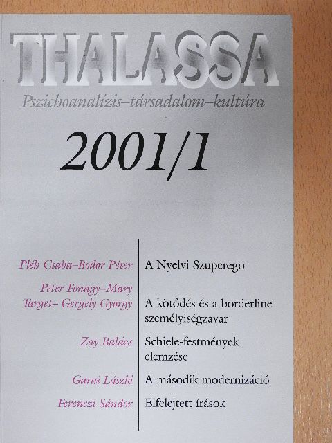 Bodor Péter - Thalassa 2001/1. [antikvár]
