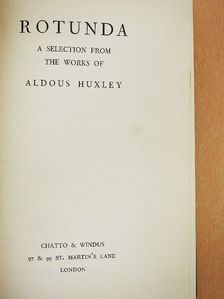 Aldous Huxley - Rotunda [antikvár]