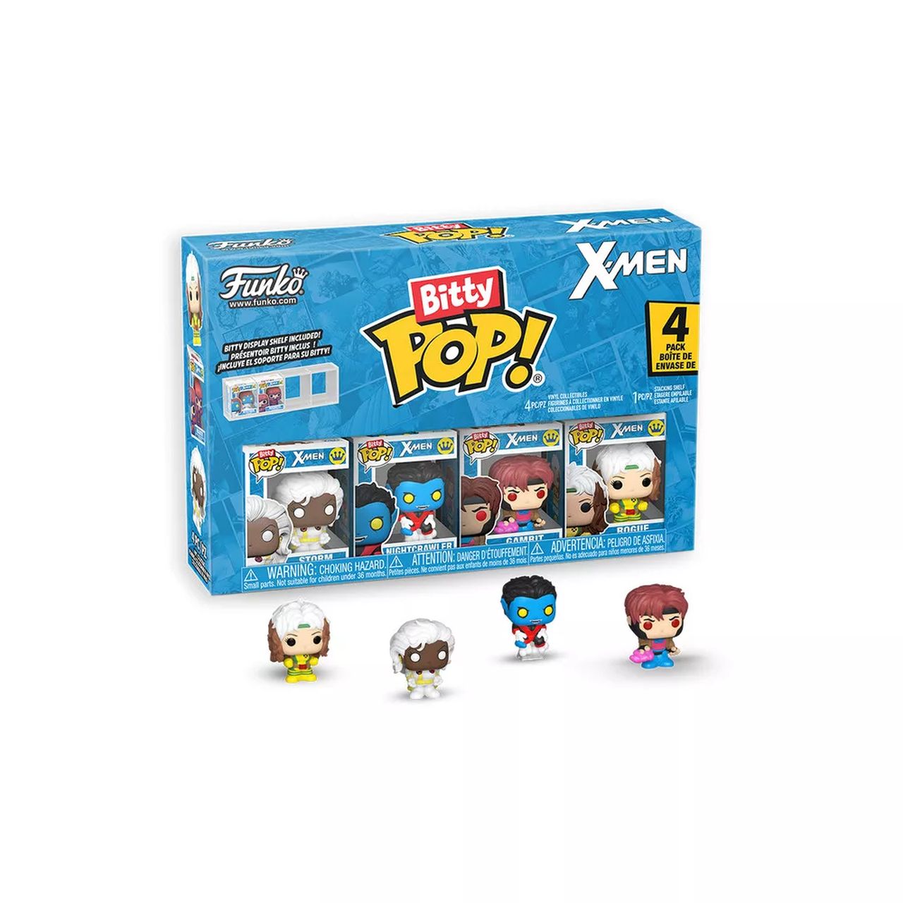FU92502 - Funko Bitty POP 4pk: X-Men- Gambit