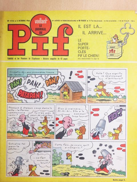 Cézard - Pif 2 Octobre 1966 [antikvár]
