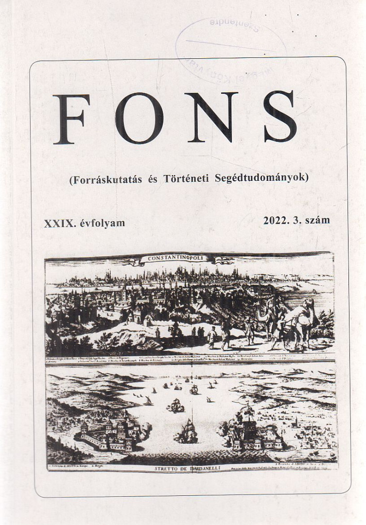 Bognár György, Gálvölgyi Orsolya, Molnár Attila, Németh János, Rénes Balázs - Fons 2022/3. [antikvár]