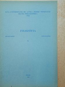 Héderné dr. Kozák Róza - Filozófia IX. [antikvár]
