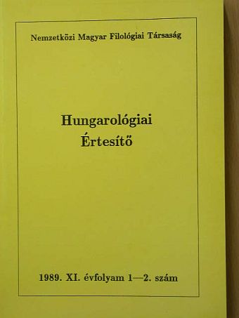 Hungarológiai Értesítő 1989/1-2. [antikvár]