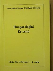 Hungarológiai Értesítő 1989/1-2. [antikvár]