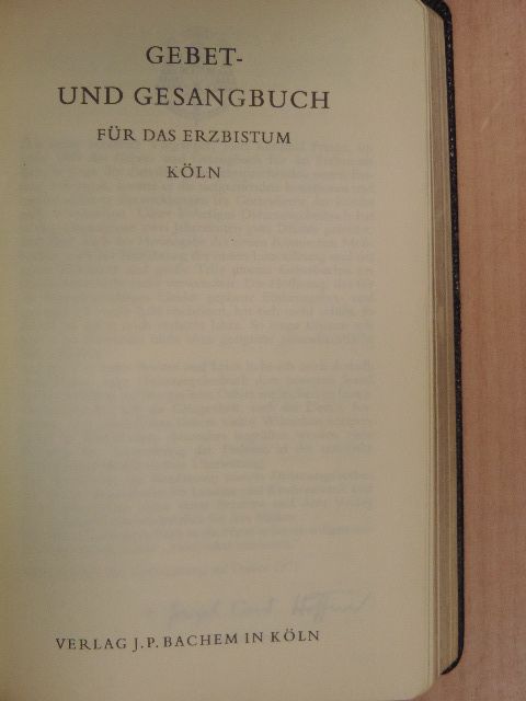Gebet- und Gesangbuch für das Erzbistum Köln [antikvár]