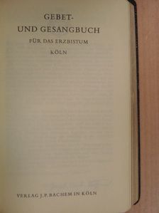 Gebet- und Gesangbuch für das Erzbistum Köln [antikvár]