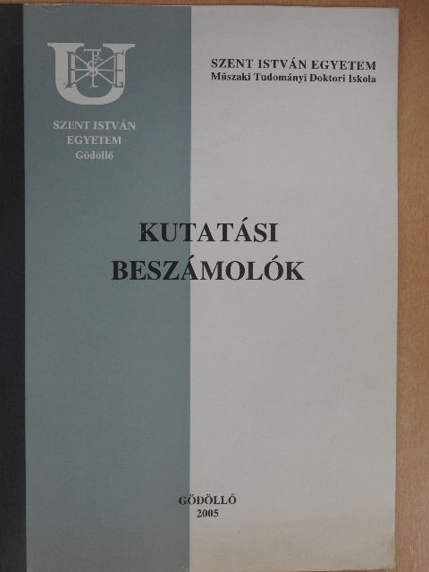 Beke János - Kutatási beszámolók [antikvár]