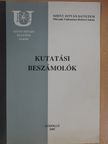 Beke János - Kutatási beszámolók [antikvár]