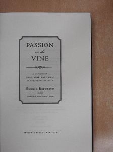 Sergio Esposito - Passion on the Vine [antikvár]