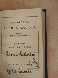 Paul Géraldy - Róbert és Marianne [antikvár]