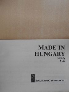 Made in Hungary '72 [antikvár]