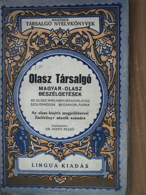 Honthy - Olasz Társalgó [antikvár]