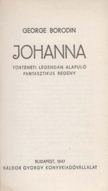 Borodin, George - Johanna [antikvár]