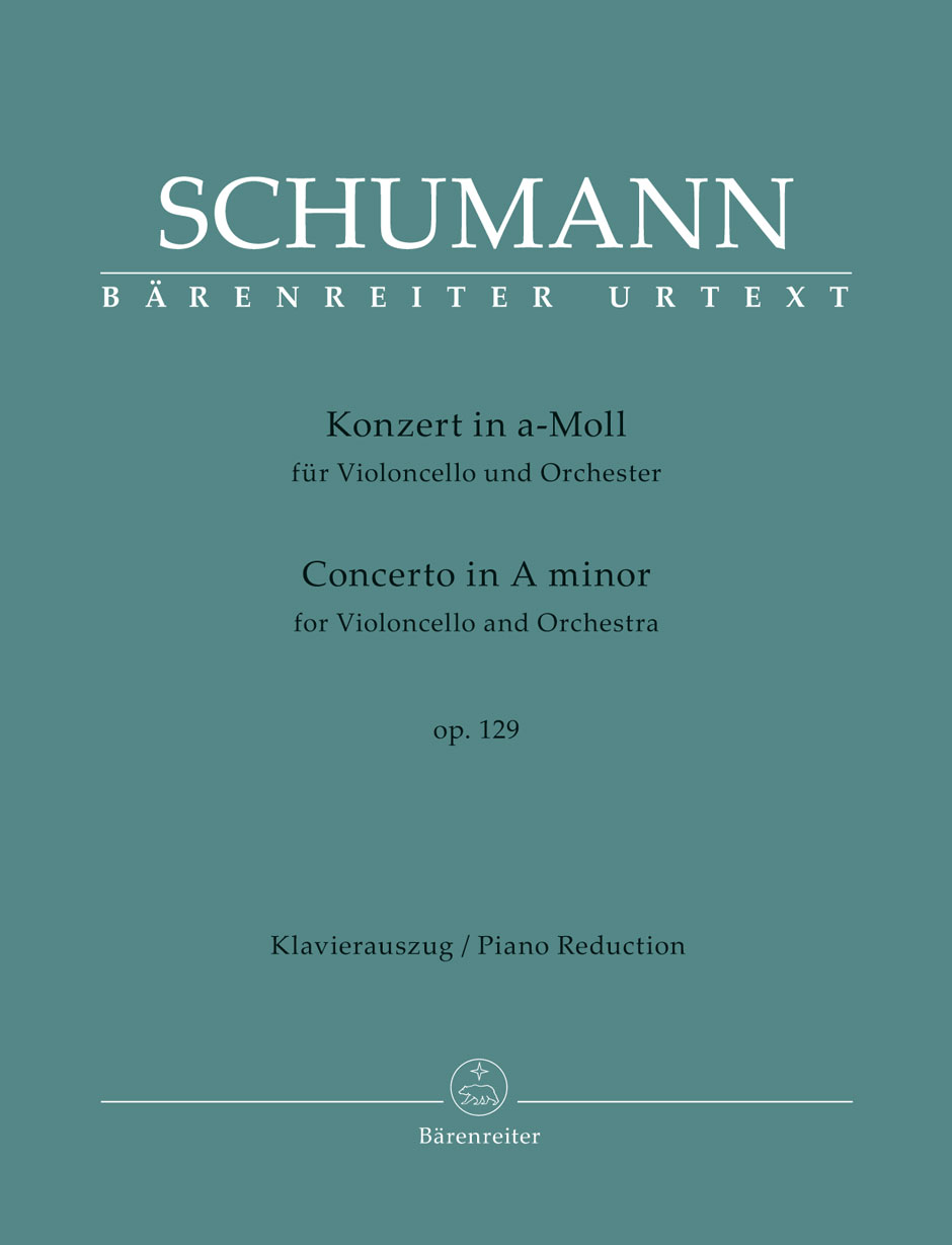 Schumann, Robert - CONCERTO IN A MINOR - FOR VIOLONCELLO AND ORCHESTRA  - OP.129