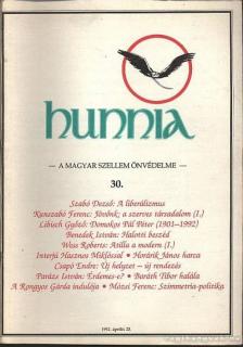 KUNSZABÓ FERENC - Hunnia 30. [antikvár]