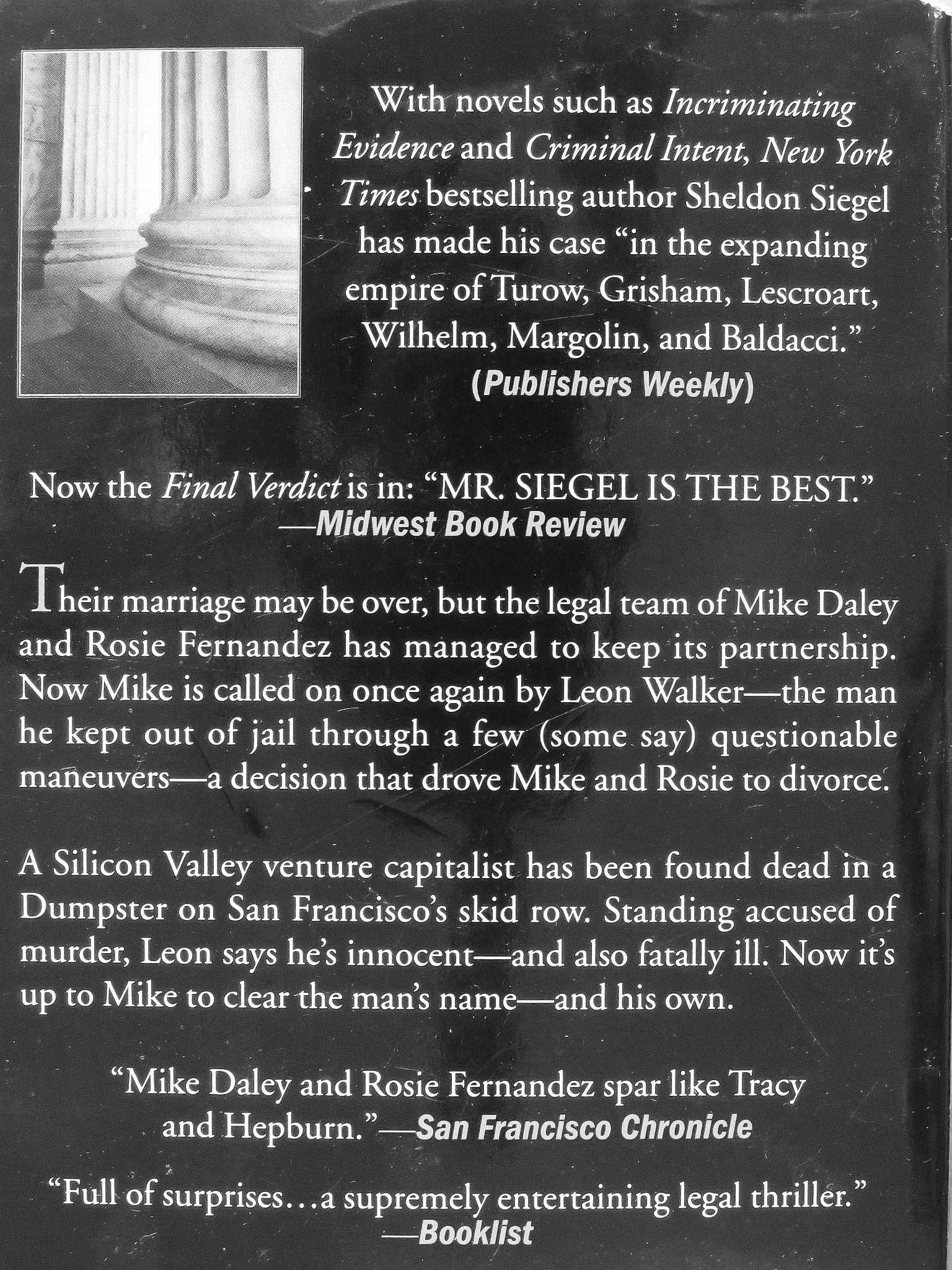 Sheldon Siegel - Final Verdict [antikvár]
