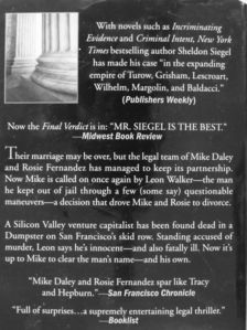 Sheldon Siegel - Final Verdict [antikvár]