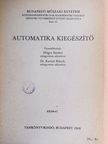 Dr. Kurutz Károly - Automatika kiegészítő [antikvár]