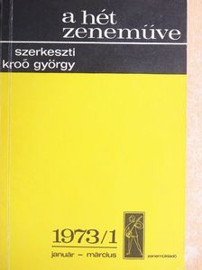 Boronkay Antal - A hét zeneműve 1973/1. [antikvár]