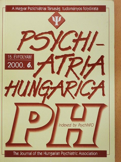 Szilárd János - Psychiatria Hungarica 2000/6. [antikvár]