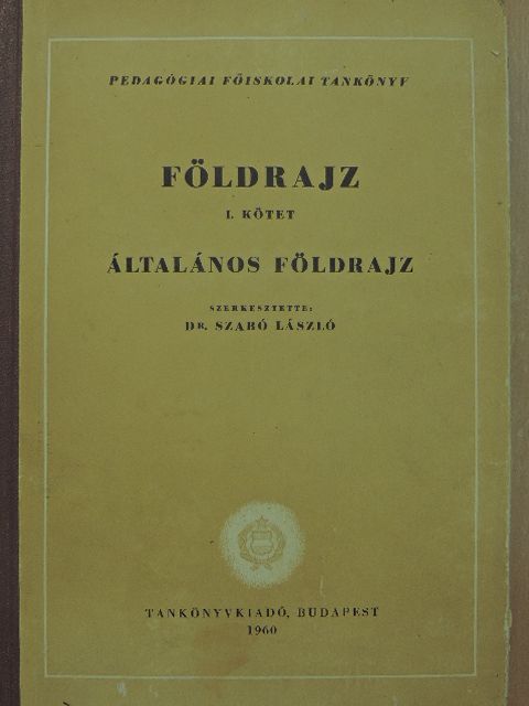 Dr. Bona Imre - Földrajz I. [antikvár]