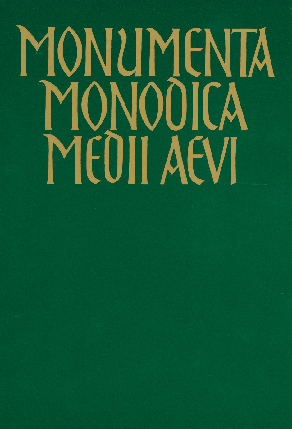 MONUMENTA MONODICA MEDII AEVI BAND V - ANTIKE VERSE IN MITTELALTERLICHER VERTONUNG
