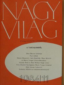 Alastair Reid - Nagyvilág 1984. november [antikvár]